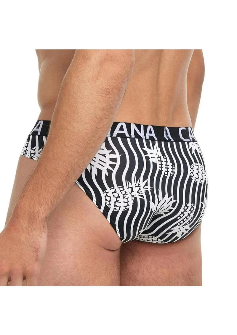 Banana Cabana Lounge Brazilian Bikini Tropical Print - Image 2