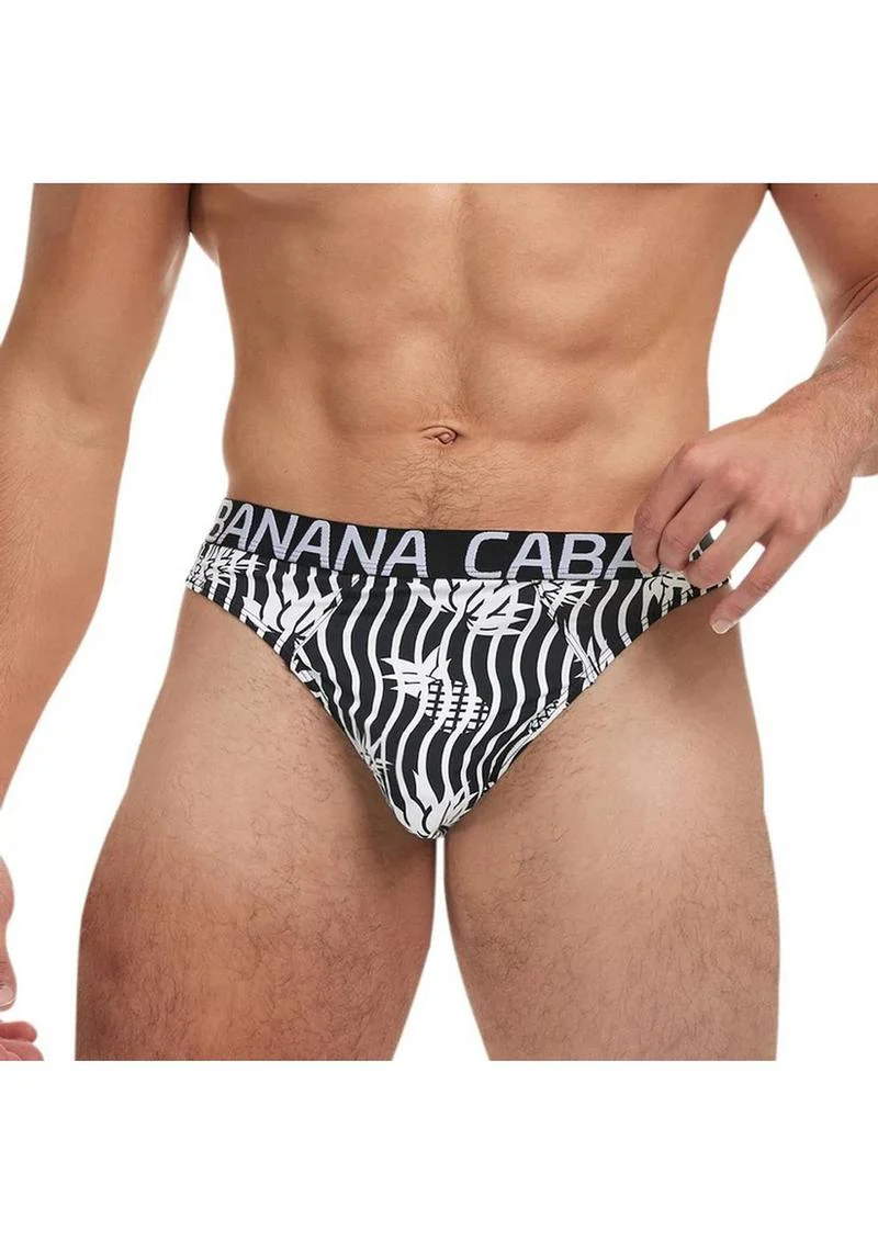 Banana Cabana Men's Lounge Thong And Tropical Print - Image 4