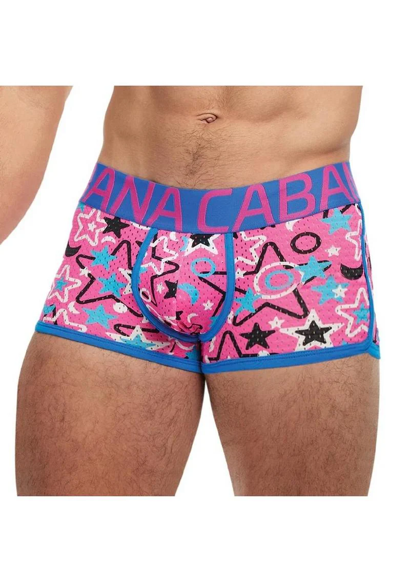 Banana Cabana Sport Trunk Mix Vibrant Stretch Trunks for Men - Image 4
