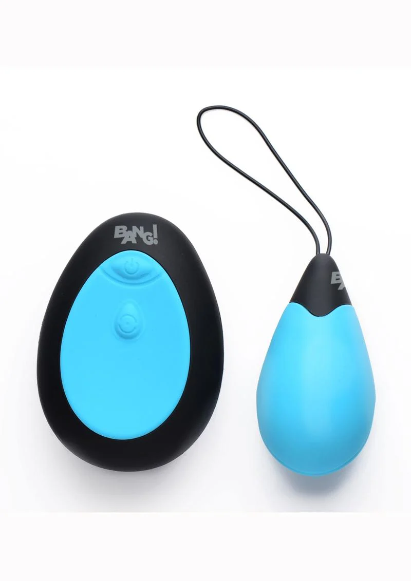 Bang! 10x Rechargeable Silicone Vibrating Egg With Remote Control - Image 4
