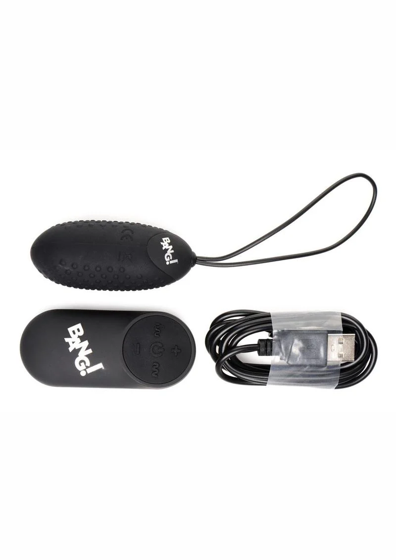 Bang! 28X Nubbed Rechargeable Silicone Egg With Remote Control - Image 3