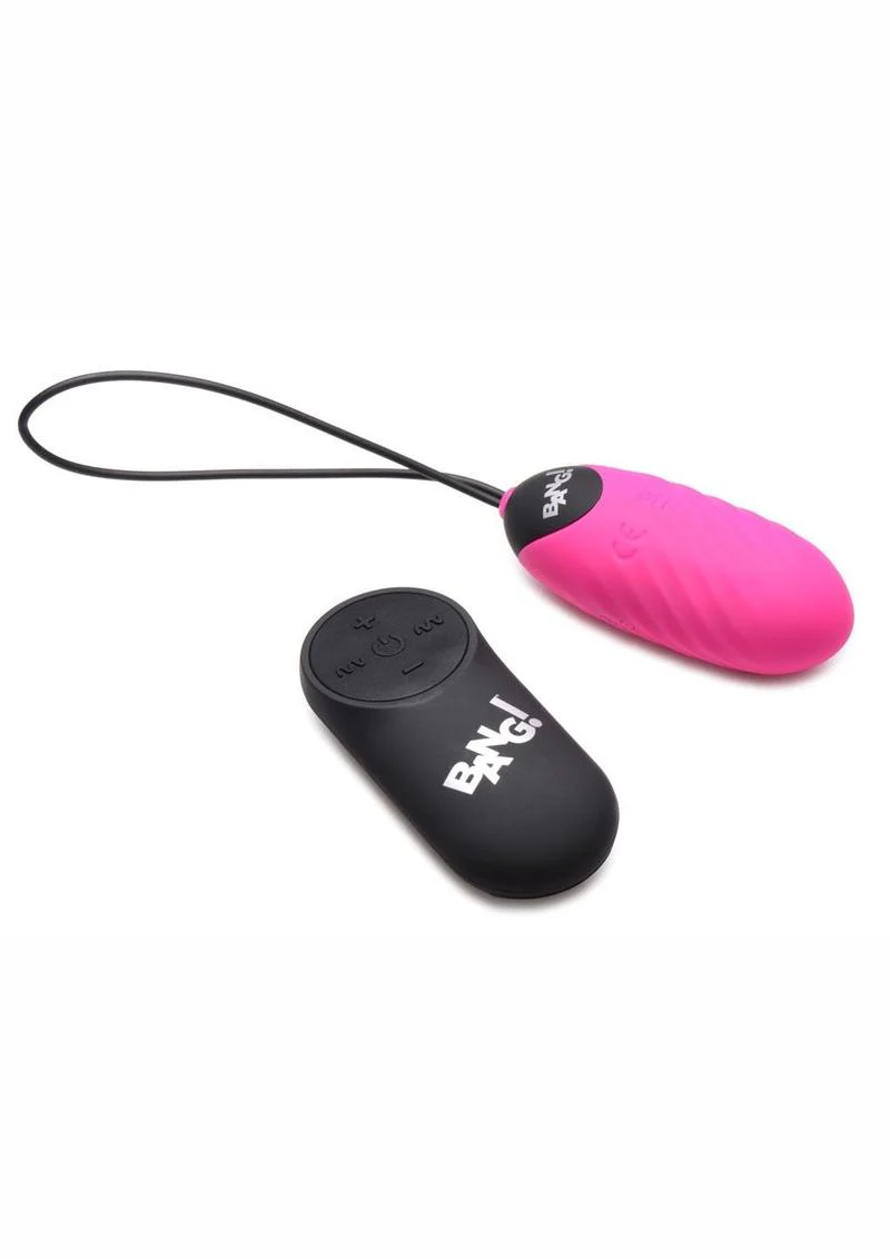 Bang! 28X Swirl Silicone Egg With Remote Control Vibrators - Image 2