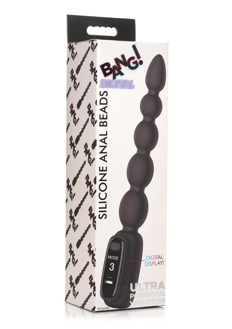 Bang! Digital Rechargeable Silicone Anal Beads - Image 4