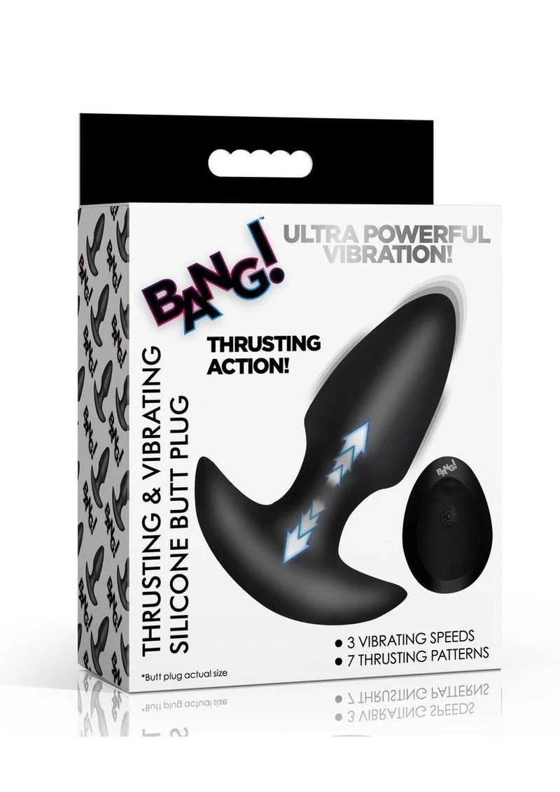 Bang! Thrusting And Vibrating Butt Plug - Image 15