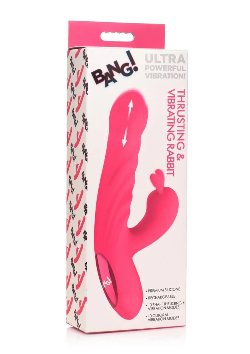 BANG! Thrusting And Vibrating Rechargeable Rabbit Vibrator - Image 4