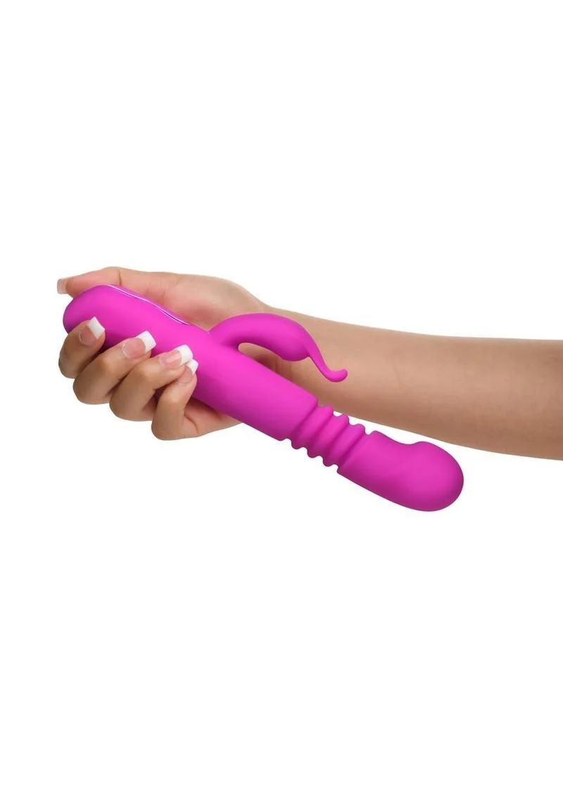 Bang! Thrusting Silicone Rabbit Vibrator - Image 3