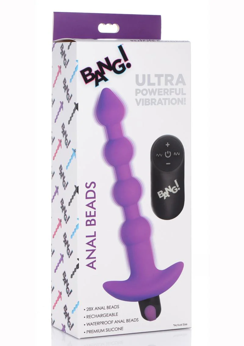 Bang! Vibrating Silicone Rechargeable Anal Beads - Image 14