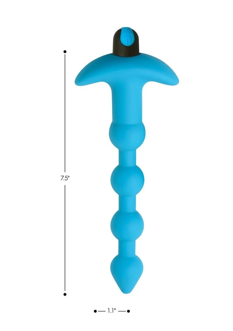 Bang! Vibrating Silicone Rechargeable Anal Beads - Image 6