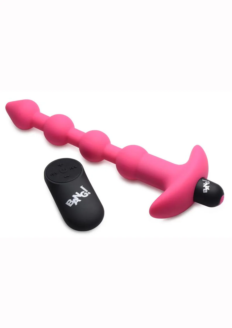 Bang! Vibrating Silicone Rechargeable Anal Beads - Image 7