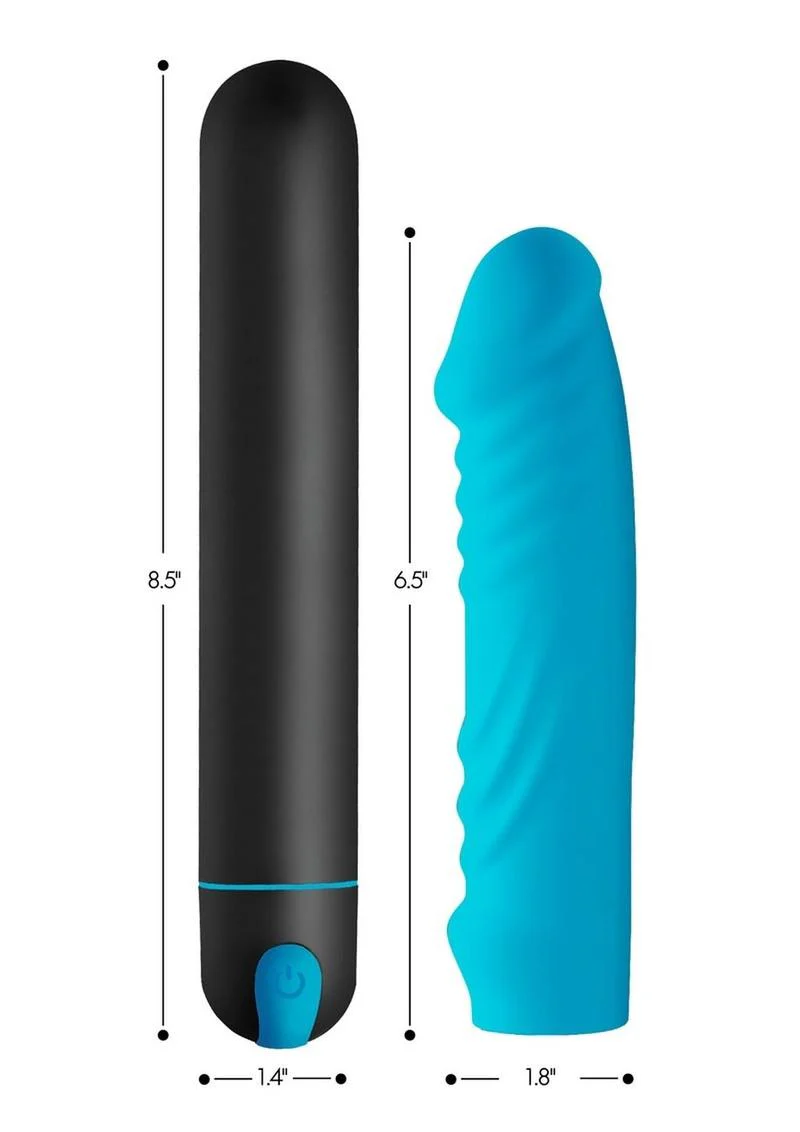 Bang! XL Bullet and Ribbed Rechargeable Sleeve - Image 3
