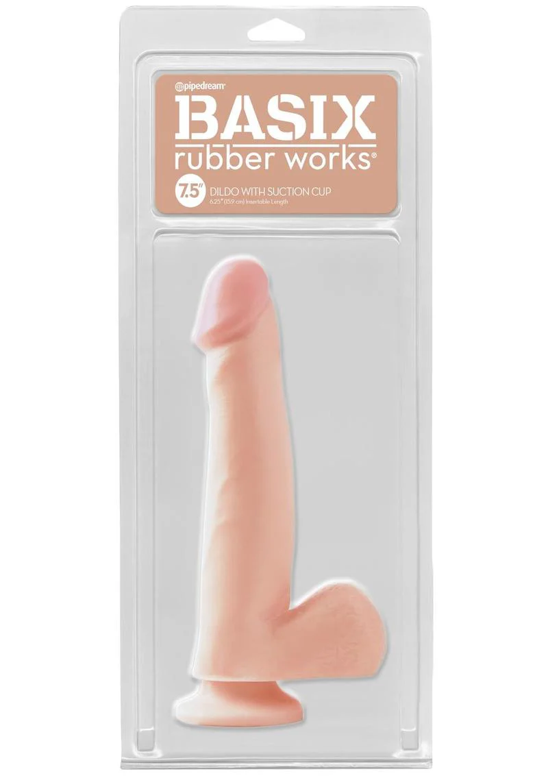 Basix Rubber Works Dong With Suction Cup - Image 8