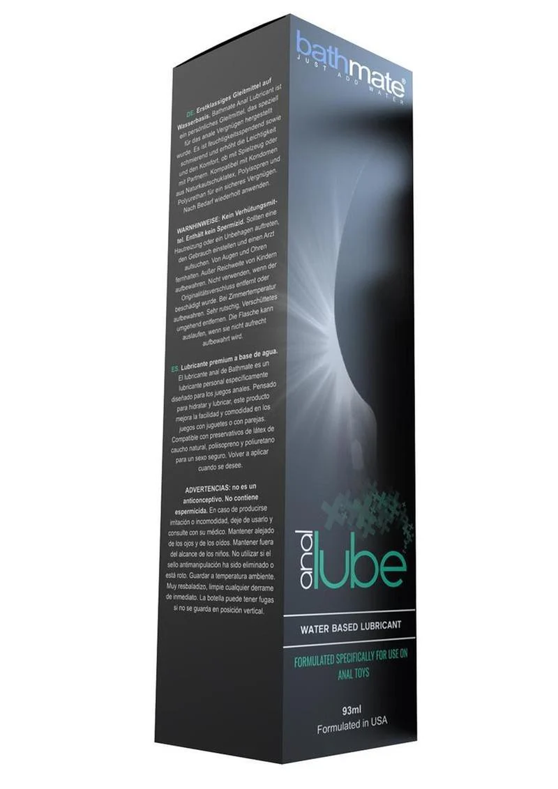 Bathmate Anal Lube Water Based Lubricant - Image 2