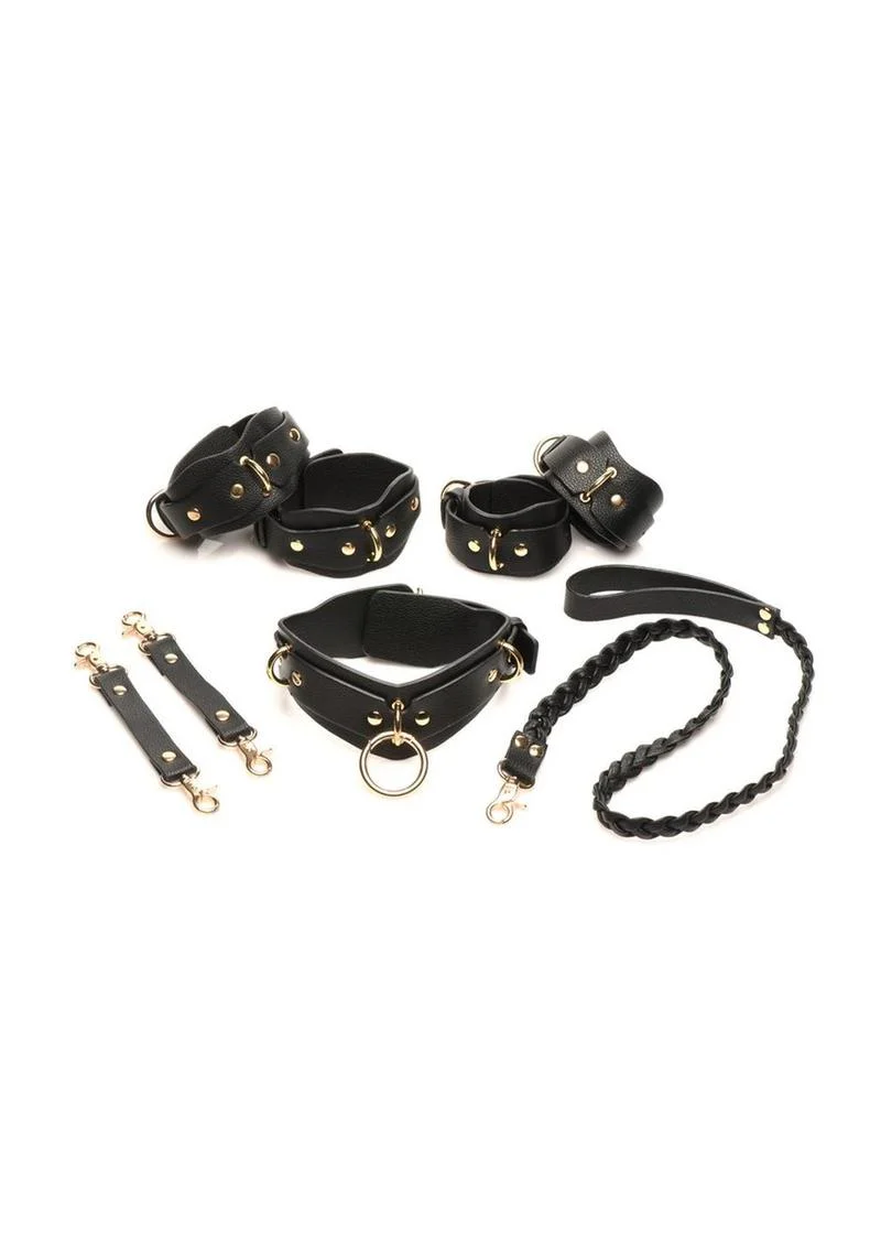 Bedroom Bliss Lover’s Restraints Set Collar Cuffs and Connectors - Image 4