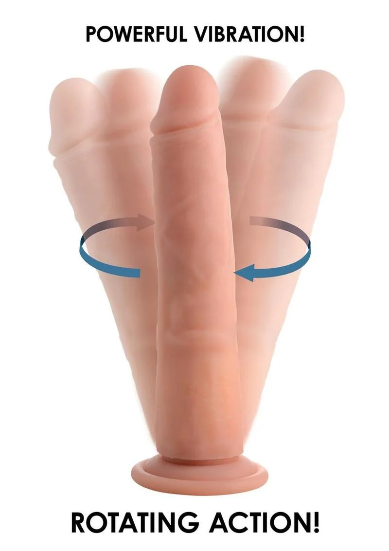 Big Shot Vibrating and Twirling Rechargeable Dildo with Remote Control - Image 2
