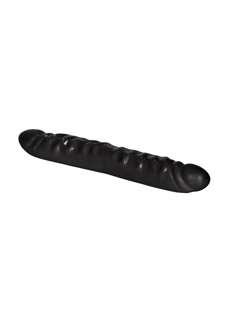 Black Jack Veined Double Dildo - Image 2