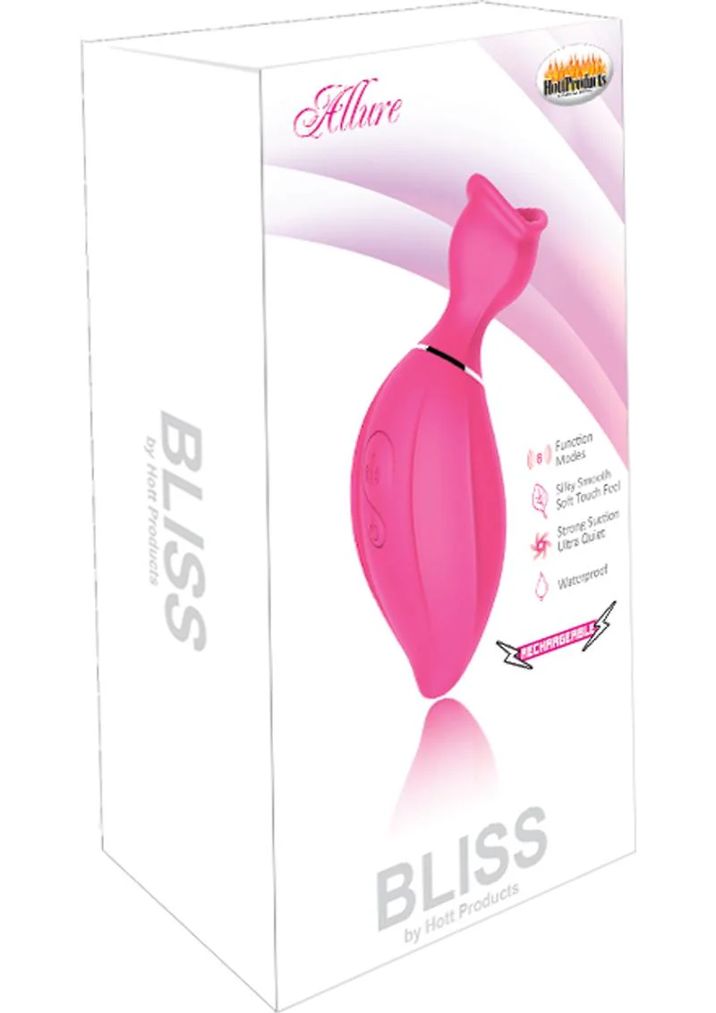 Bliss Allure Silicone Rechargeable Clitoral Suction Vibrator - Image 3