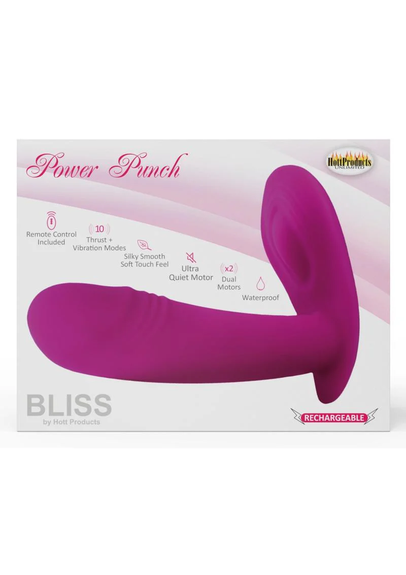 Bliss Power Punch Rechargeable Dual Motor Vibrator - Image 4