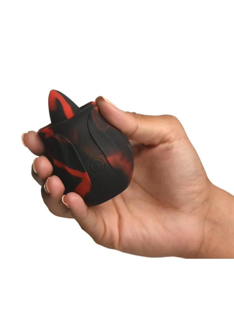 Bloomgasm Black Kiss Rimming Rose Rechargeable Clitoral Stimulator - Image 3