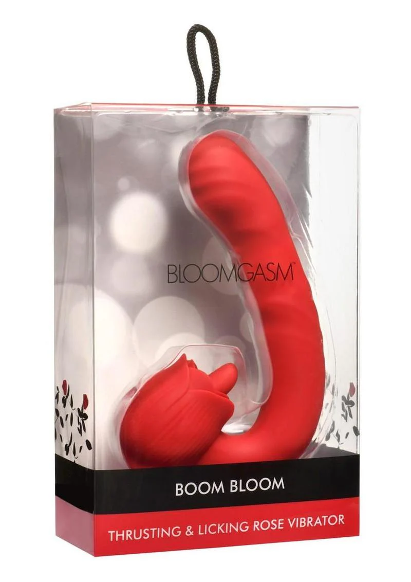 Bloomgasm Boom Bloom Thrusting Rose Vibrator - Image 4