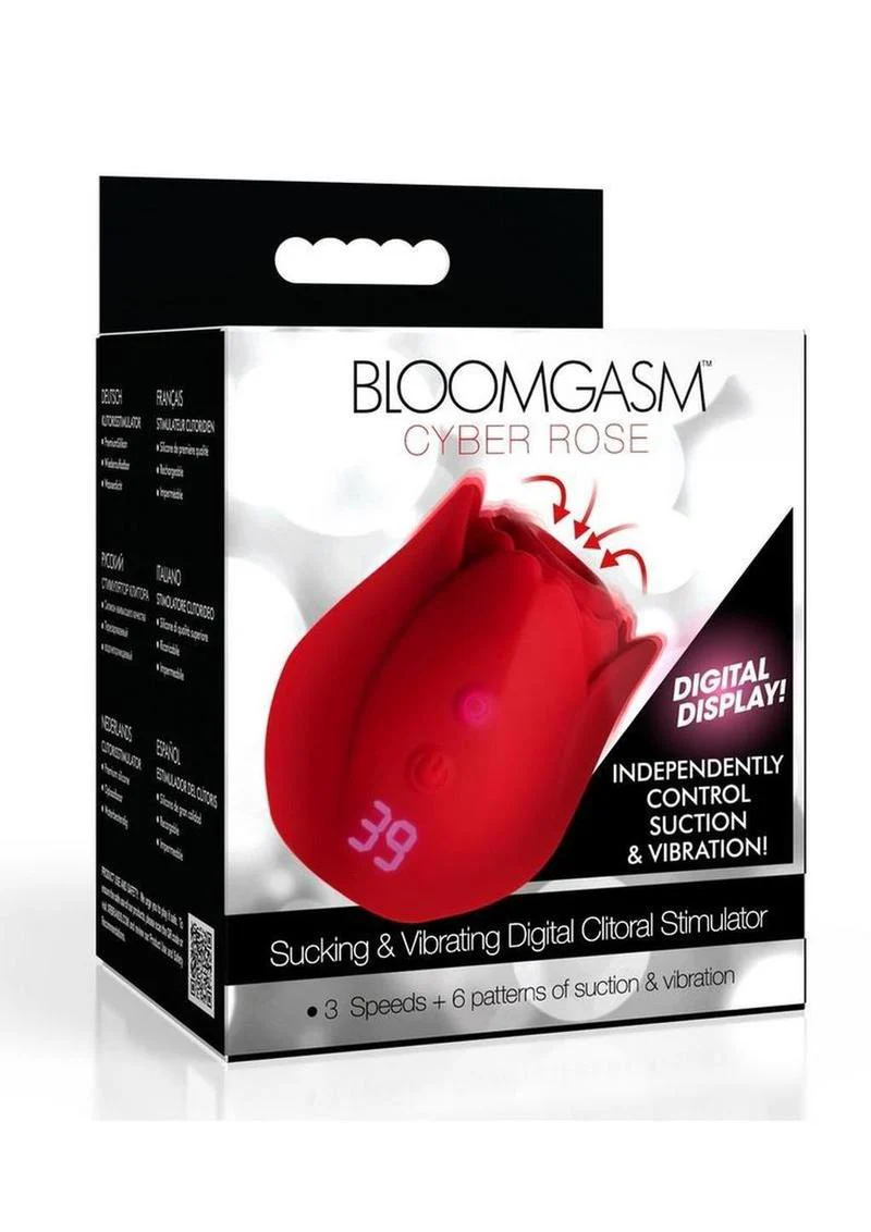 Bloomgasm Cyber Rose Sucking Vibrating Digital Clitoral Stimulator - Image 4