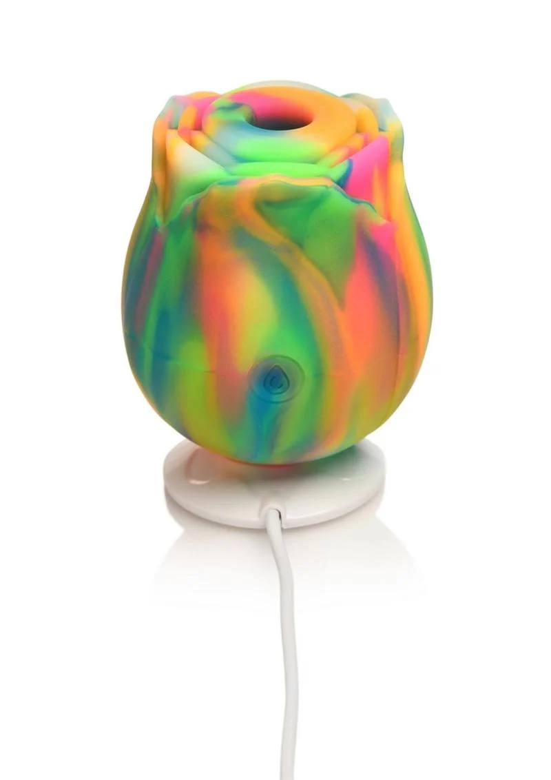 Bloomgasm Glow Rose Rechargeable Glow-in-the-Dark Clit Stimulator - Image 3