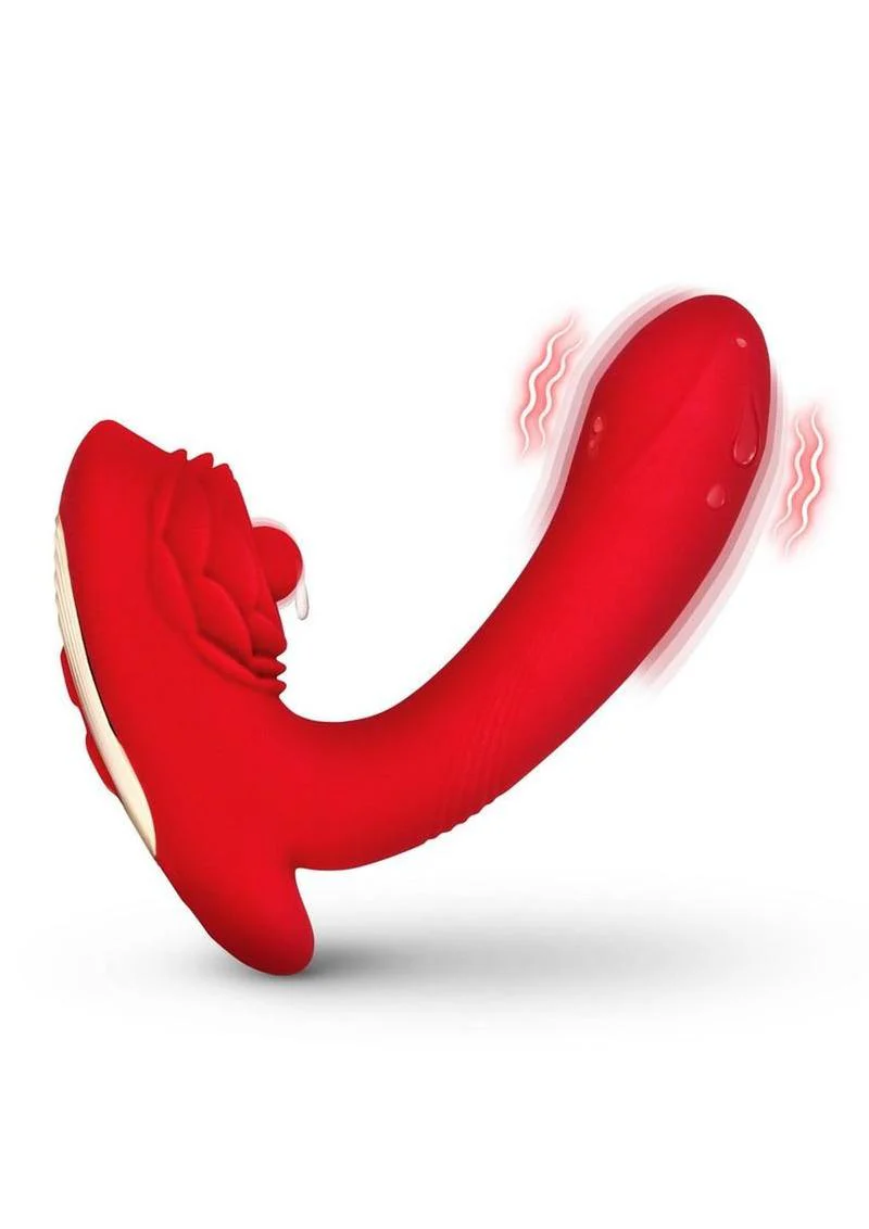 Bloomgasm Petal Twirl Clit Massaging Vibrator - Image 2