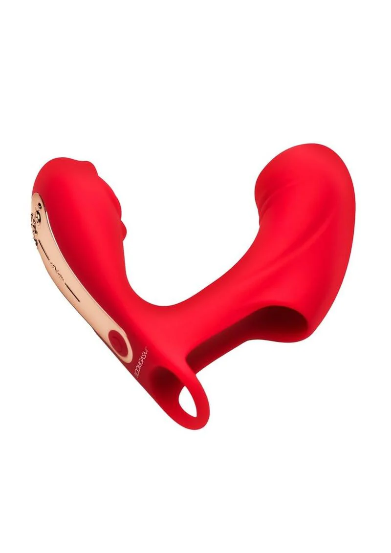 Bloomgasm Rose Touch Pulsing Silicone Finger Vibrator - Image 2