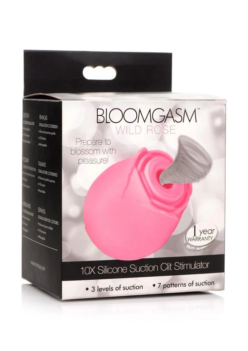 Bloomgasm Wild Rose Silicone Suction Clitoral Stimulator - Image 7