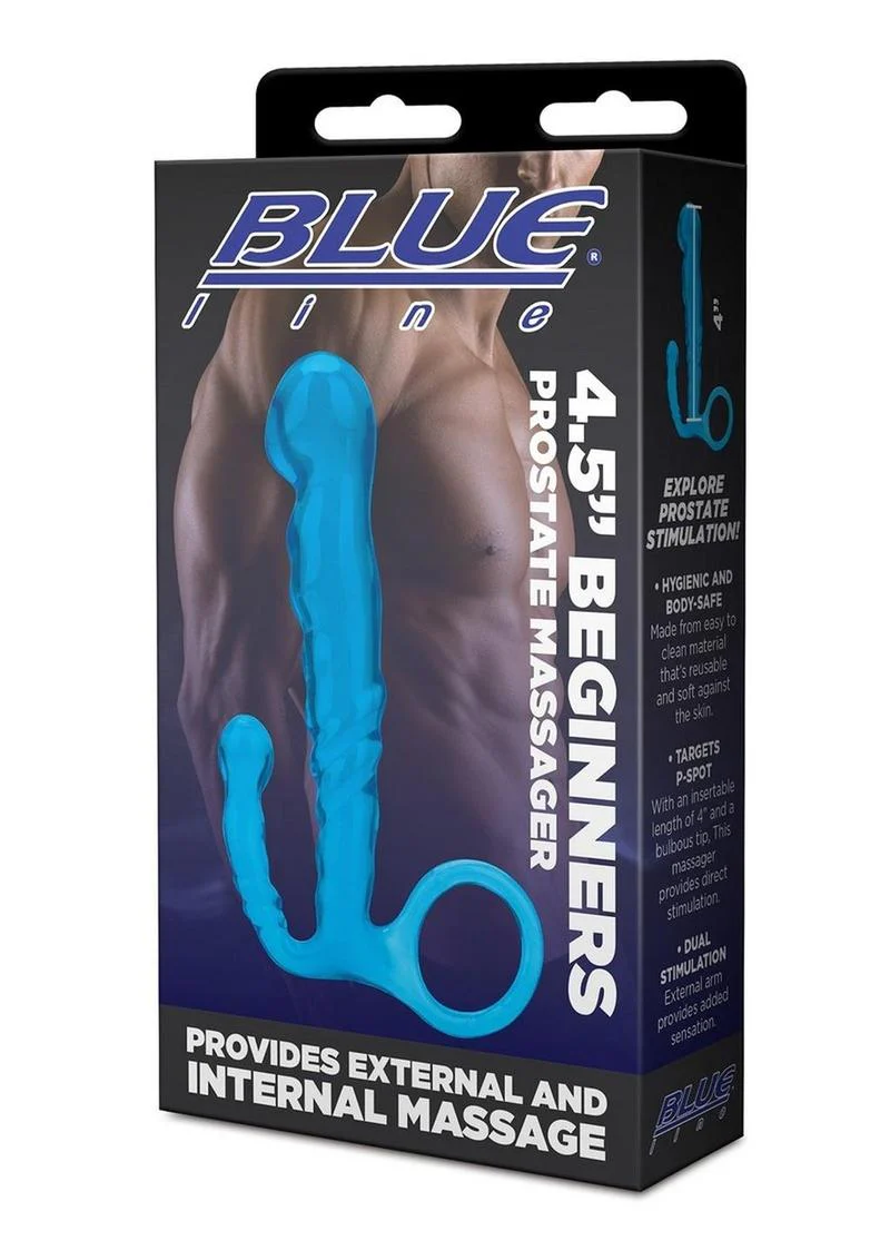 Blue Line Beginner's P-Spot Targeting Prostate Massager - Image 3