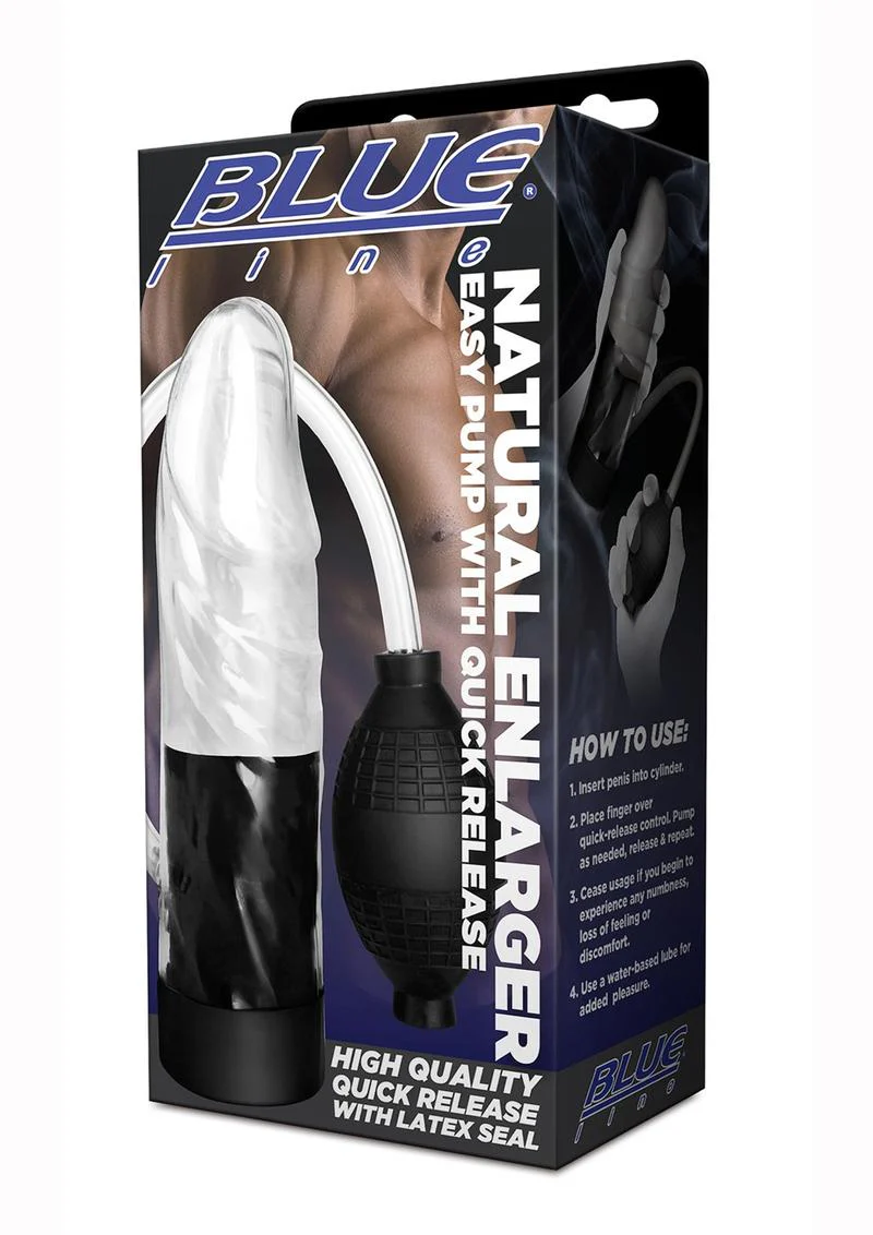 BLUE line Natural Enlarger Easy Pump Latex Seal with Quick Release - Image 2