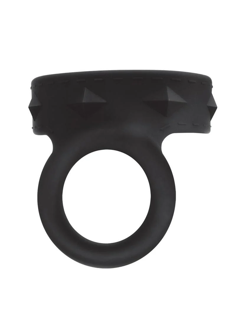 Blue Line Silicone Duo Snap Comfortable Cock And Ball Ring