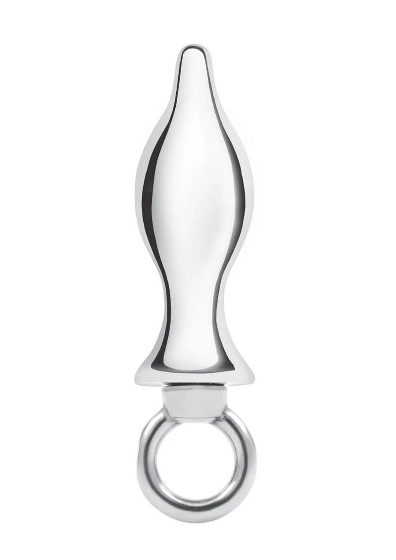 Blue Line Stainless Steel Metal Tapered Butt Plug