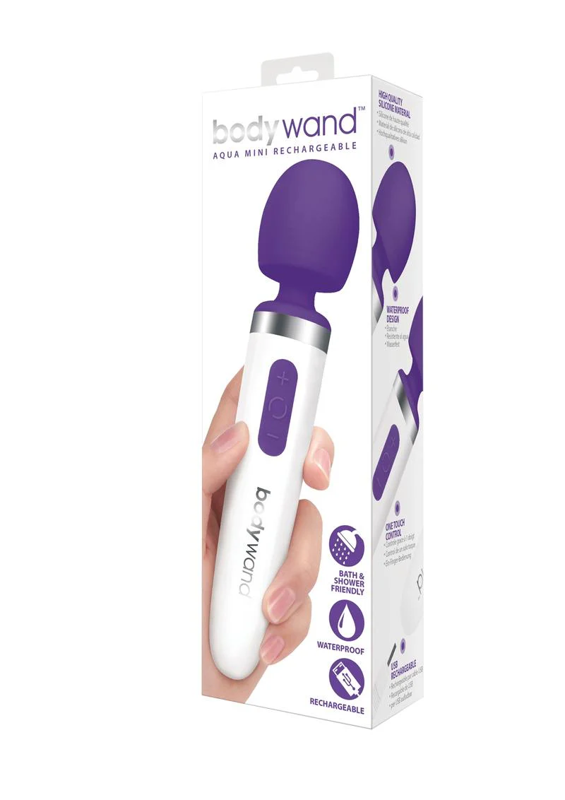 Bodywand Aqua Mini Rechargeable Silicone Massage Wands - Image 5