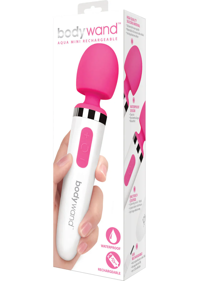 Bodywand Aqua Mini Rechargeable Silicone Massage Wands - Image 6
