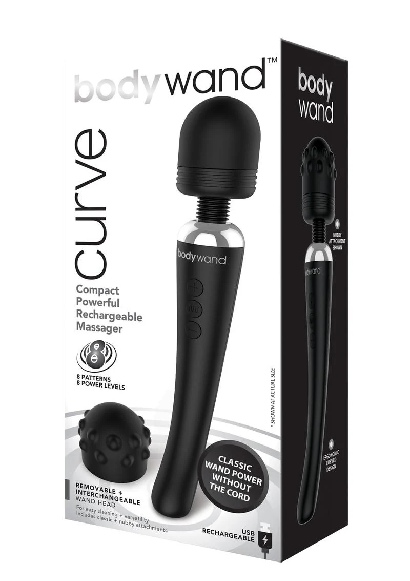 Bodywand Curve Rechargeable Silicone Massage Wands - Image 4