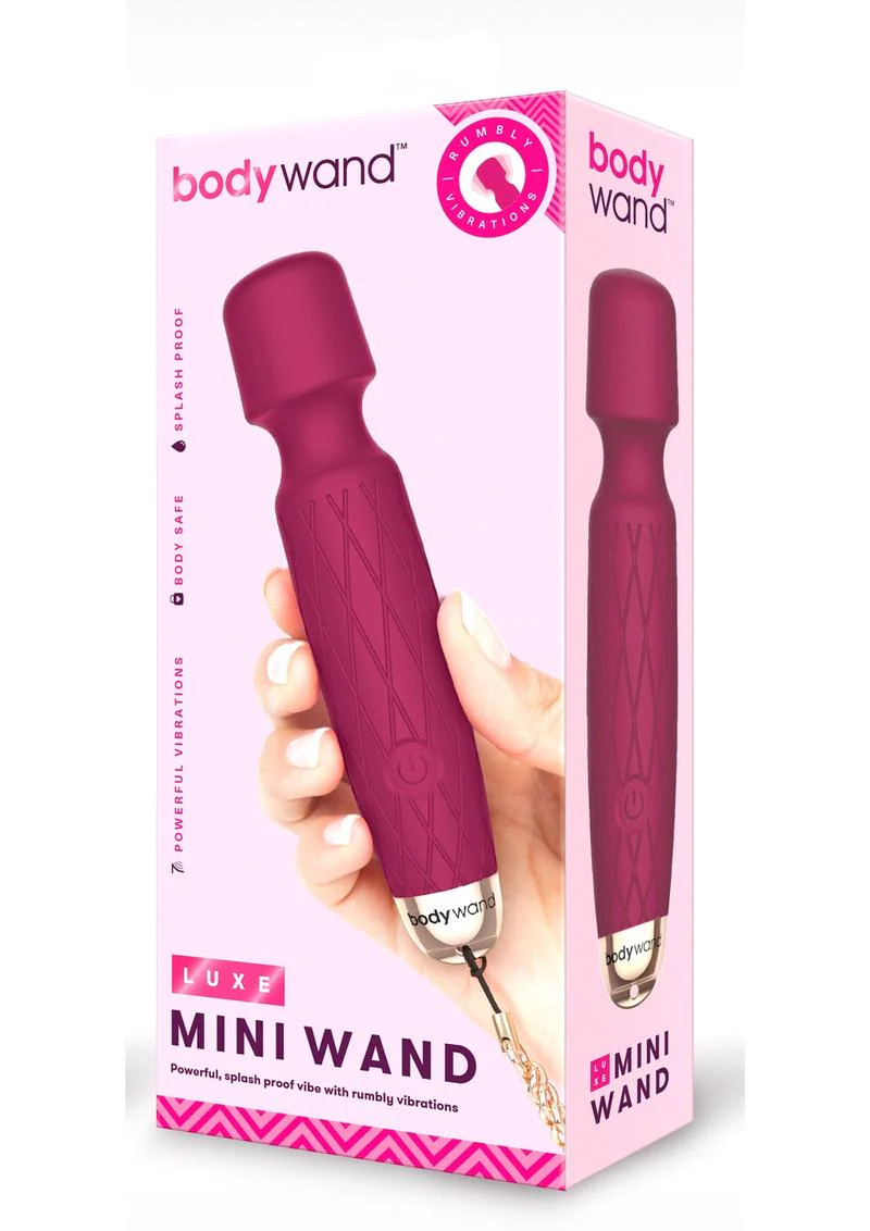 Bodywand Luxe Mini Wand Rechargeable Silicone Massage Wands - Image 5