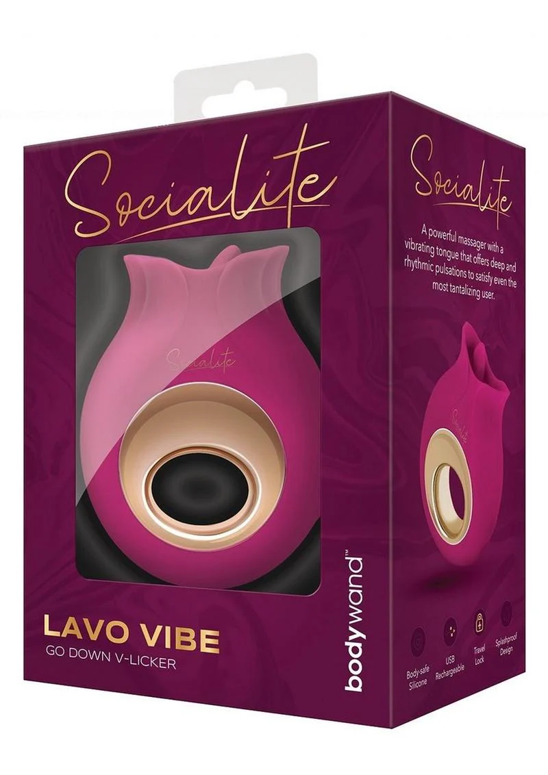 Bodywand Socialite Lavo Vibe V Licker Clitoral Stimulator - Image 3