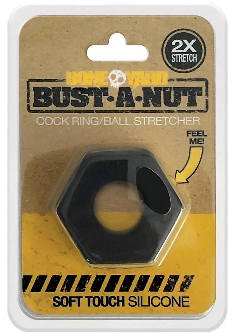 Boneyard Bust A Nut 2x Ball Stretcher Silicone Cock Ring - Image 15