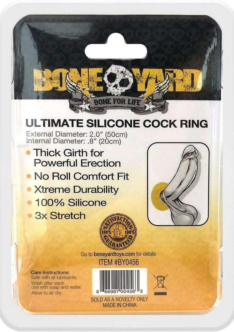 Boneyard Ultimate Silicone Cock Ring - Image 13
