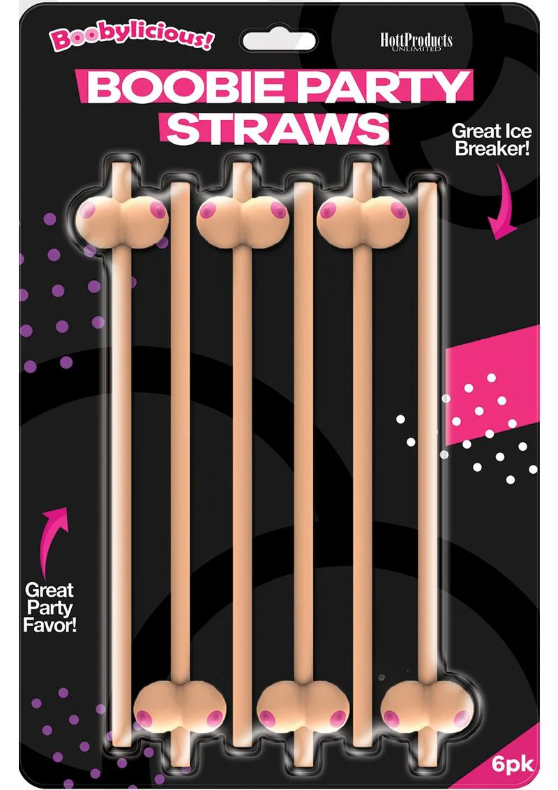 Boobylicious Boobie Party Straws - Image 2