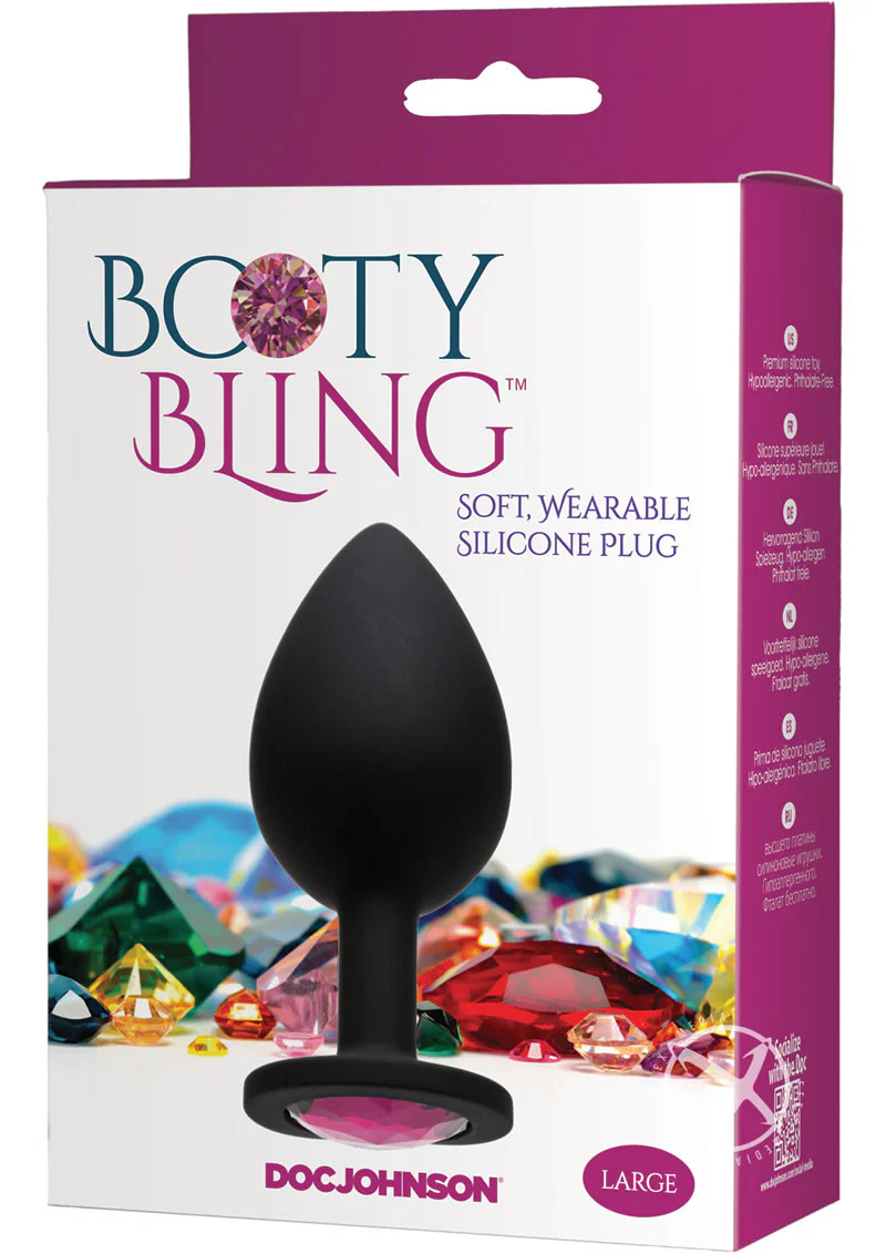 Booty Bling Jeweled Wearable Silicone Plug - Image 14