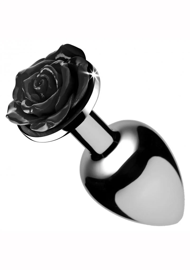 Booty Sparks Black Rose Medium Anal Plug