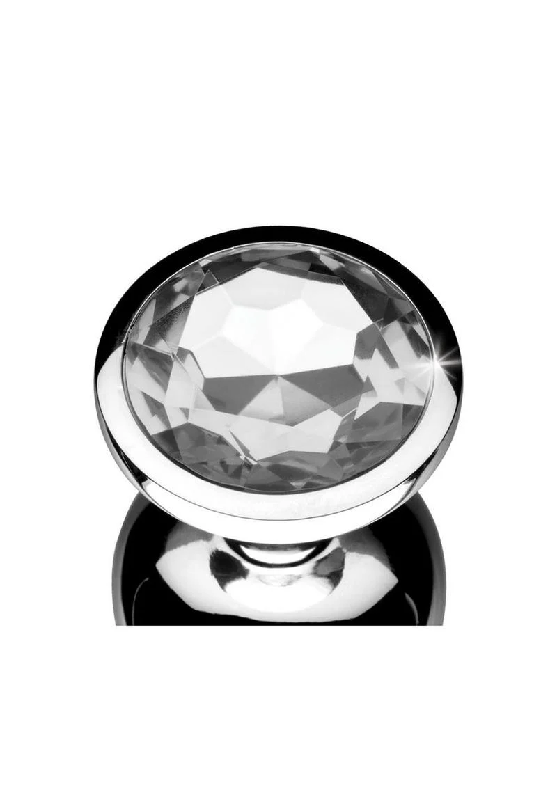 Booty Sparks Clear Gem Large Anal Plug - Image 2