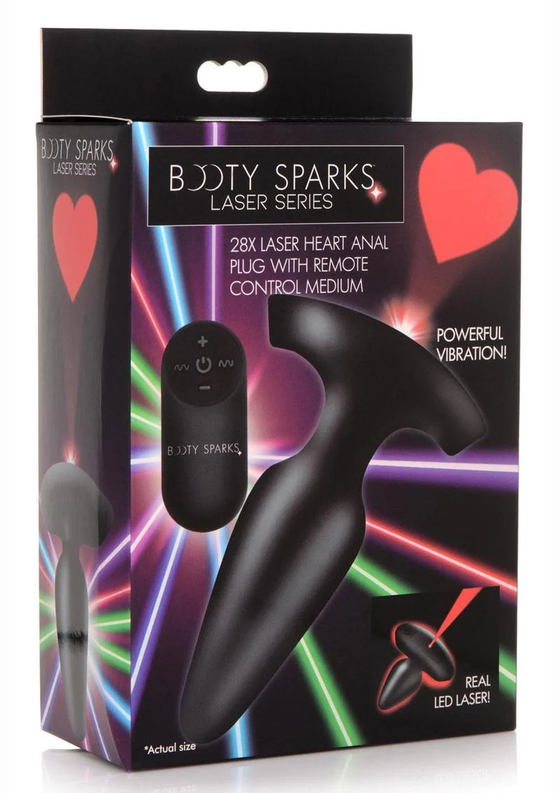Booty Sparks Laser Heart Medium Anal Plug - Image 4