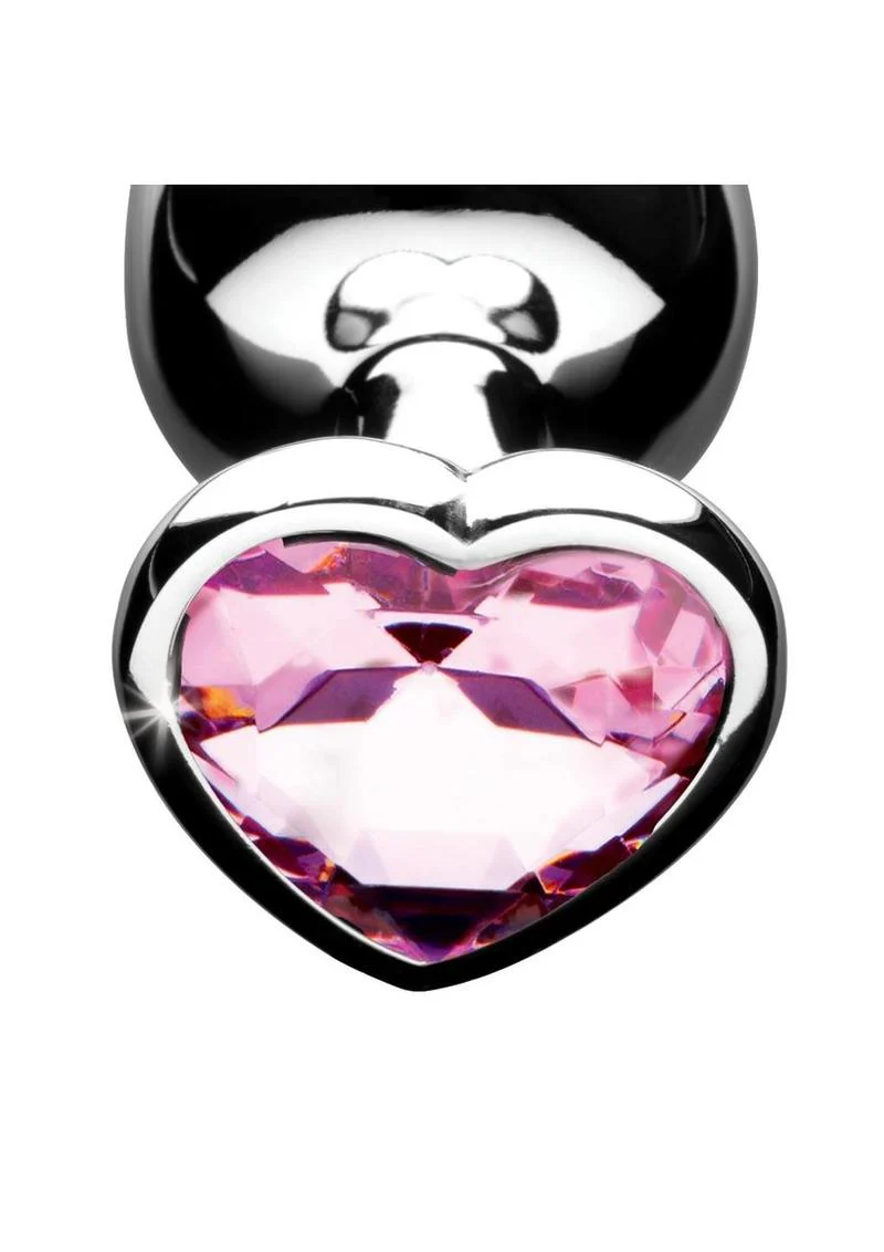 Booty Sparks Pink Heart Gem Anal Plug Set - Image 2
