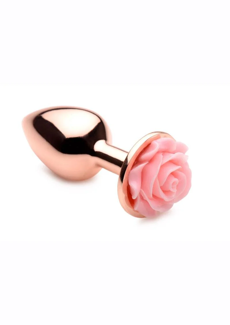 Booty Sparks Pink Rose Aluminum Anal Plug