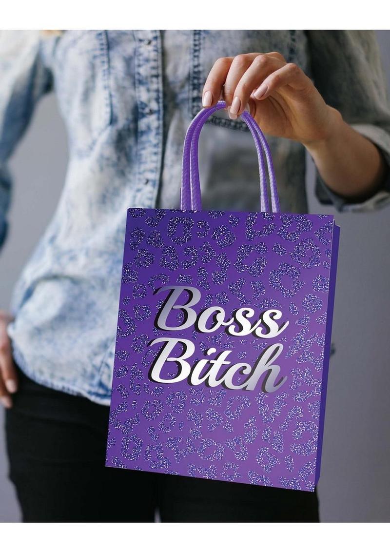 Boss Bitch Purple Gift Bag - Image 3