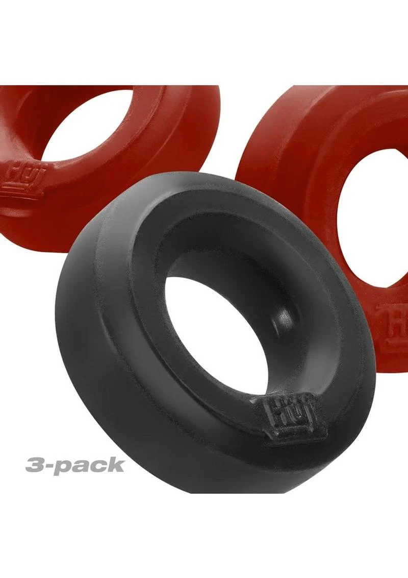 Buy Hunky Junk HUJ3 3-Pack Comfortable Silicone Cock Ring - Image 2