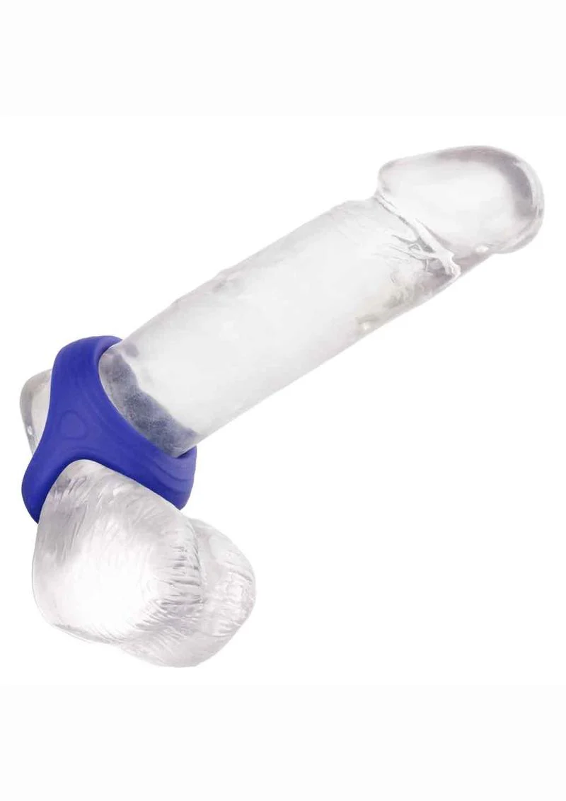 CalExotics Admiral Dual Silicone Cock And Ball Ring Comfortable Fit - Image 3
