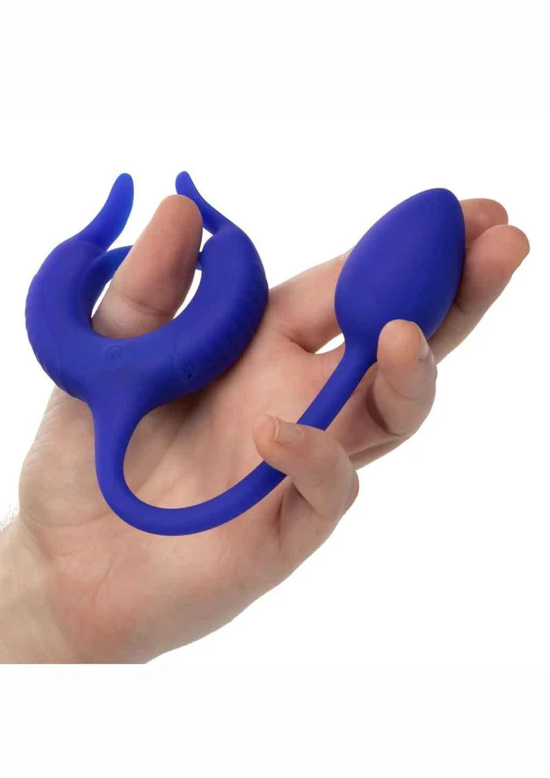 CalExotics Admiral Plug and Play Weighted Silicone Cock Ring - Image 3